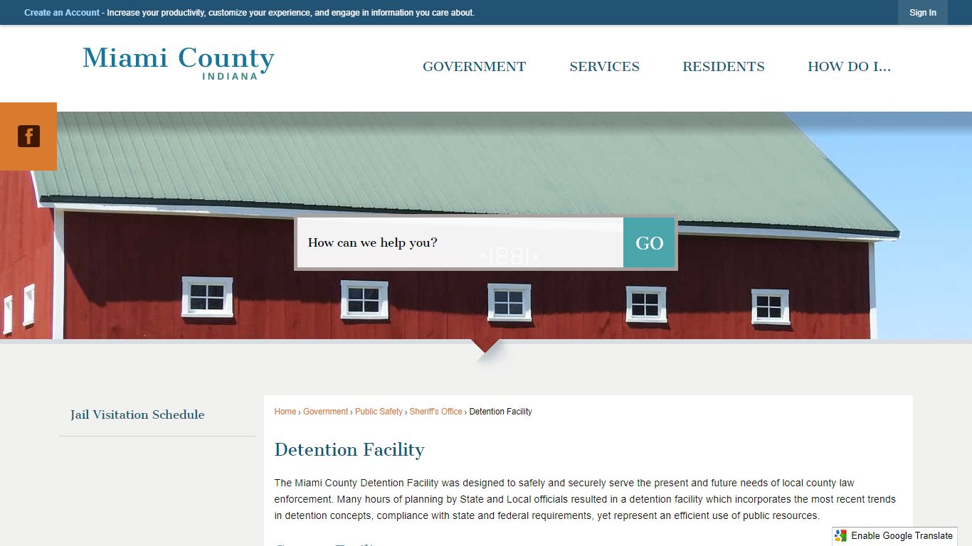 Detention Facility | Miami County, IN